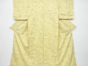 リサイクル　花模様小紋着物